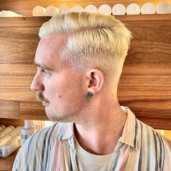 Men's platinum crop
